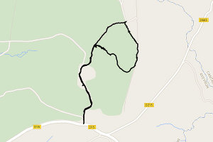 Sentier botanique de Laguiole sous la neige