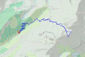 Trace gps Refuge Gramusset - Col des Verts Refuge Gramusset - Col des Verts