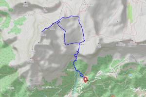 Dsert de Plat et la Tte du Colonney depuis Praz Coutant