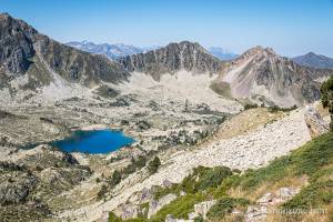 Lacs de Madam�te par le col de Tracens
