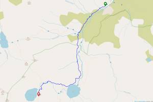 Lacs de Melo et de Capitello depuis la bergerie de Grotelle