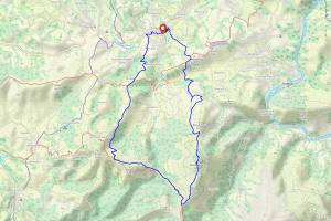 Mondarrain depuis Espelette par Zuharretako Lepoa et le Col des Trois Croix Mondarrain depuis Espelette par Zuharretako Lepoa et le Col des Trois Croix