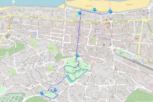 Arcachon, Parcours des 5 sens - 2km300