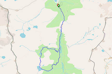 Étang de la Soucarrane depuis l'étang de Soulcem Actualité : Étang de la Soucarrane depuis l'étang de Soulcem