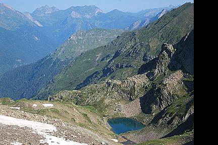 Le lac du Lurien depuis le pont de Camps  Fabrges