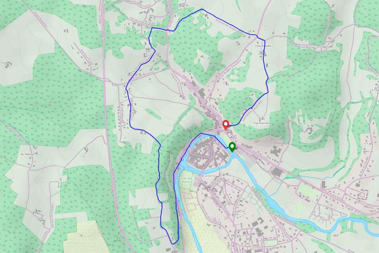 Boucle n°2 le Chatenet à Brantôme