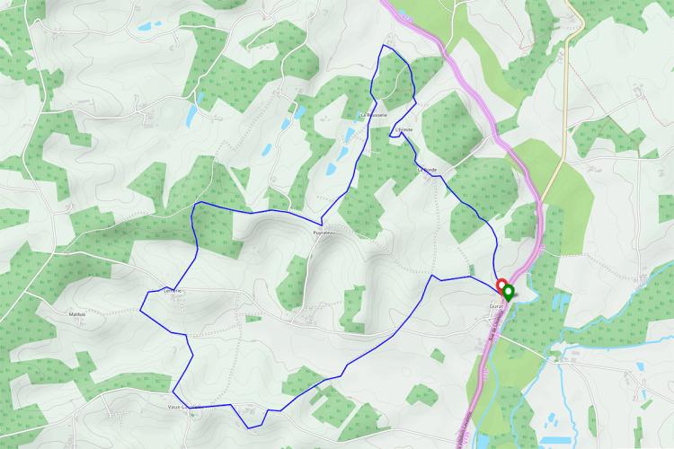 Trace gps Chemin des Orchidées Chemin des Orchidées
