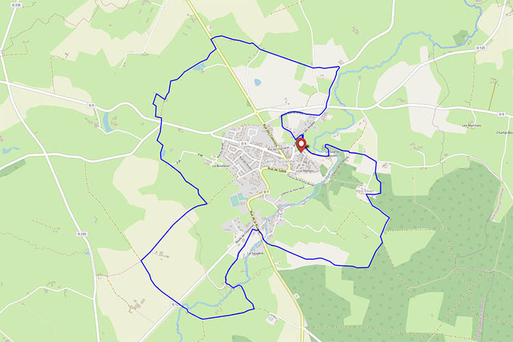 Autour de la cité médiévale de Sainte-Suzanne