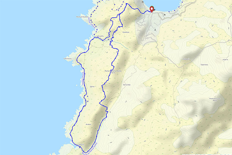 Boucle de Manna Mulina depuis le Belvédère de Campomoro