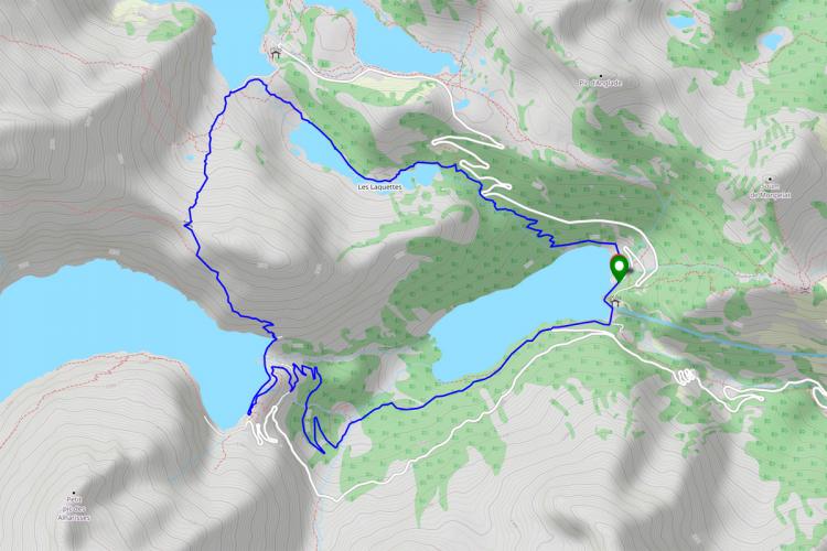 Circuit des lacs du Néouvielle par le pas du Gat