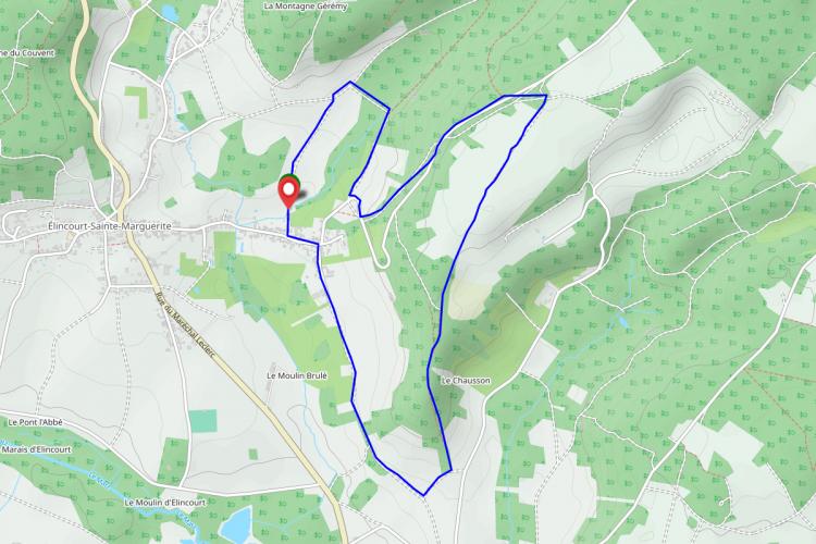 Trace gps La Montagne Paradis La Montagne Paradis