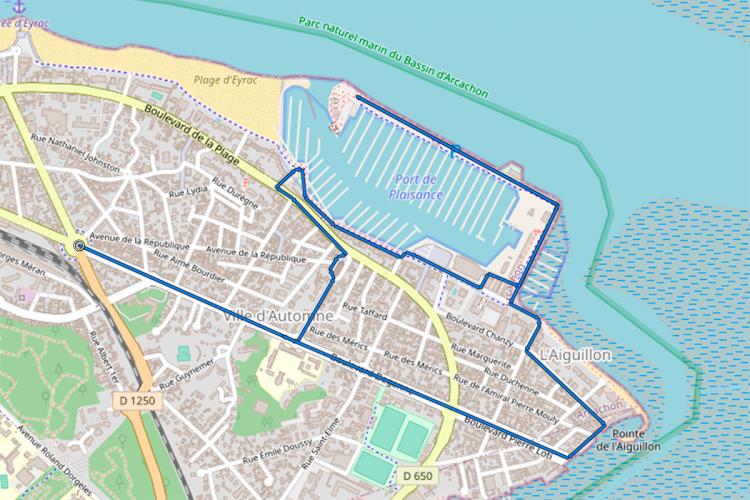 Arcachon, Boucle de la Ville d'Automne