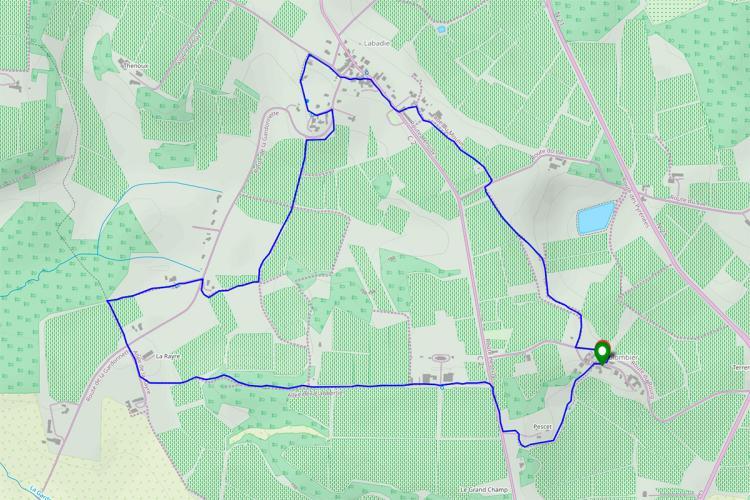 Boucle autour de la vigne à Colombier
