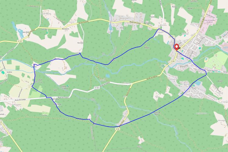 A Mézos, circuit du Courlis