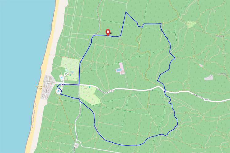 A Vielle-Saint-Girons, circuit des Bareuyes
