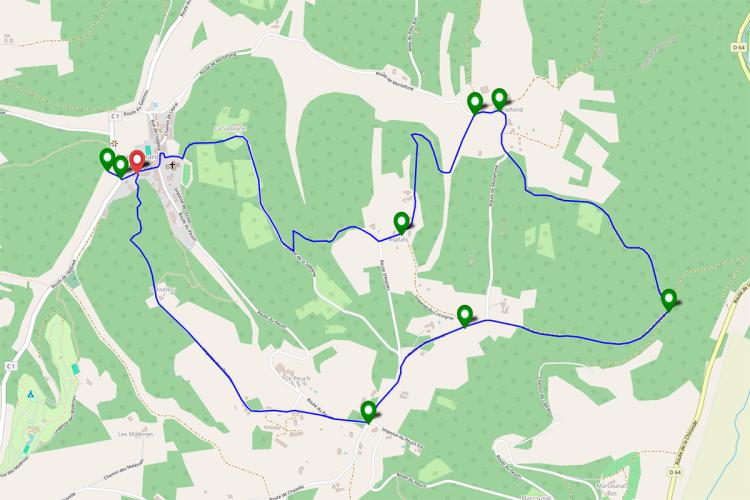Boucle des Murailles n ° 26 / Coly-Saint Amand