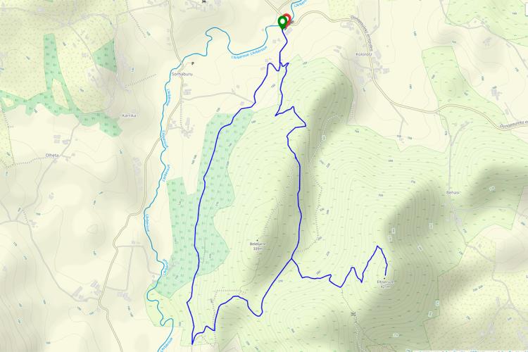 Eltzarruze, en boucle,  depuis Saint Esteben dans le Pays Basque