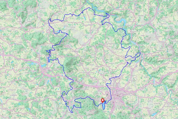 GPR Des Monts de Guéret - Boucle de l'eau