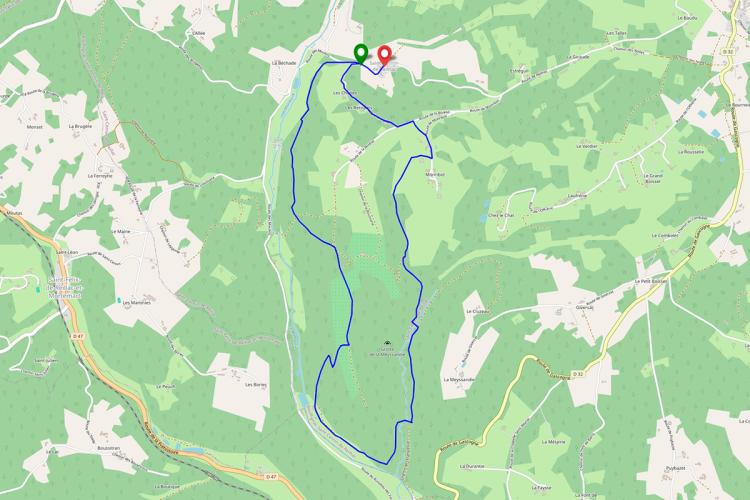 Boucle de Saint Cernin n° 30 / Saint-Cernin-de-Reilhac