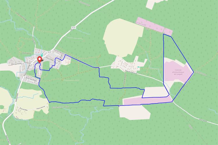 A Boos, circuit  de la pinède booséenne