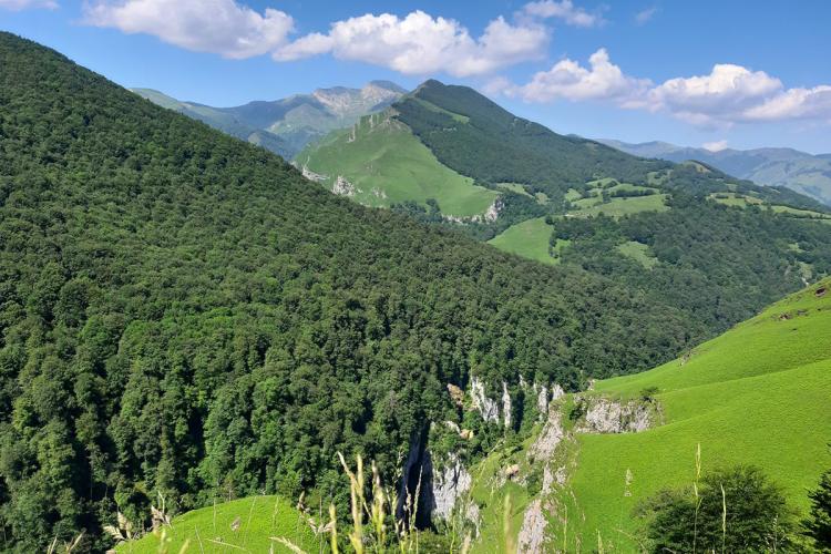 Olhad&uuml;bi, par la passerelle d'Holzarte