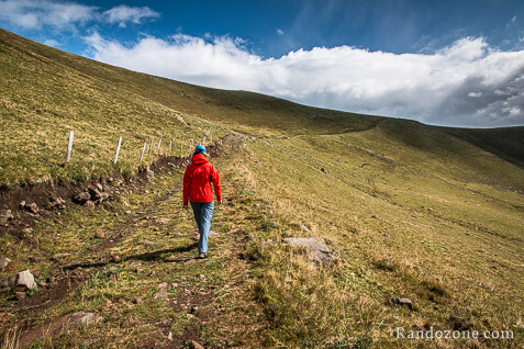 Monte vers le col