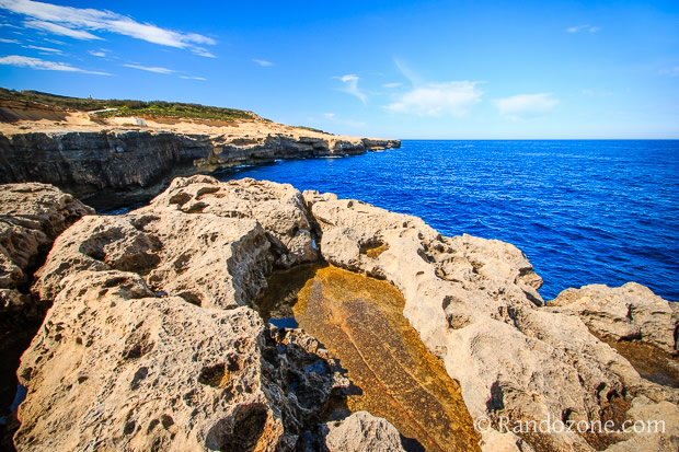 Randonne le long des falaises  Gozo