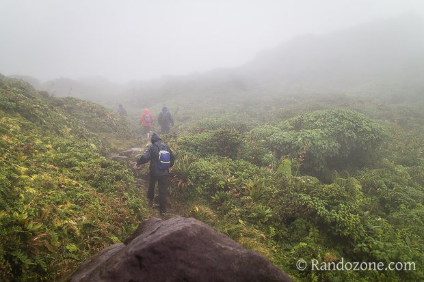 Randonnée à la Soufrière