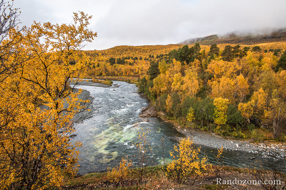 Randonne dans le parc national d'Abisko
