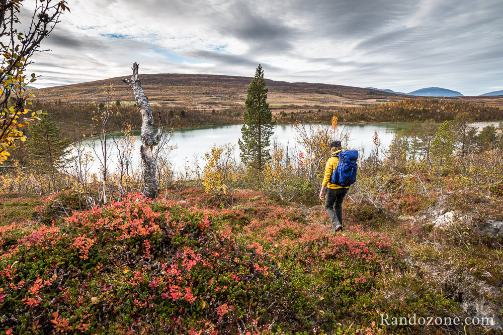 Au dessus du lac d'Aspevatnet