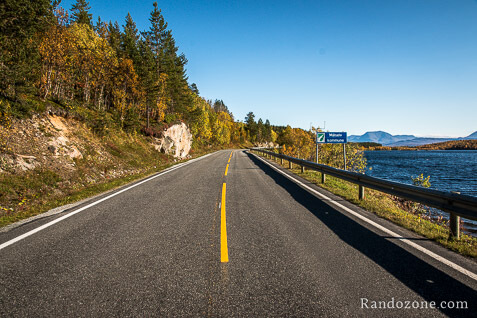 Route vers Senja