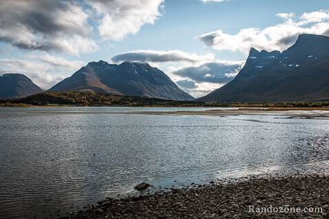 En route vers les Alpes de Lyngen