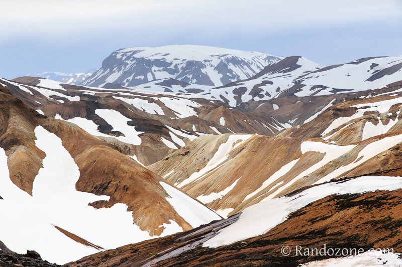 Paysage d'Islande dans le Landmannalaugar