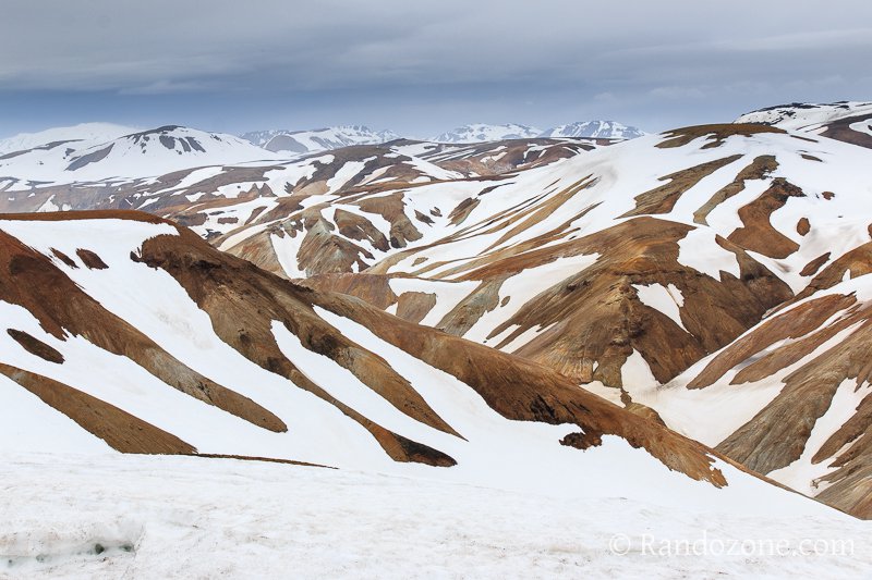 Paysage d'Islande dans le Landmannalaugar