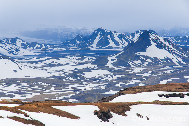 Paysage d'Islande dans le Landmannalaugar