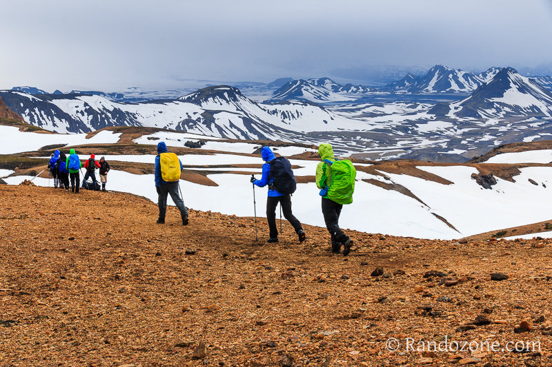 Paysage d'Islande dans le Landmannalaugar