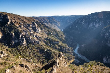 Panorama depuis le Point Sublime avant de commencer la randonnée 