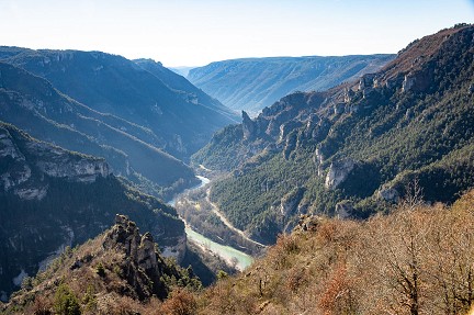 Autre panorama sur l'autre côté depuis le Point Sublime