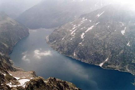 Lac de Cap de Long depuis le Turon de Néouvielle
