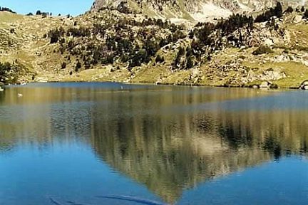 Pic de Bastan depuis les lacs du milieu