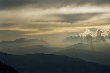 Bivouac au Nid d'Aigle avant de monter au Mont Blanc