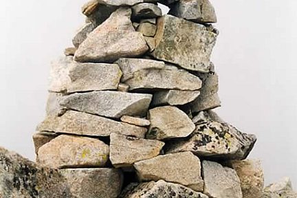 Cairn au sommet.