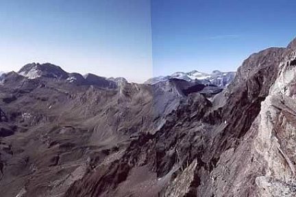 Depuis le sommet de l'Estaragne