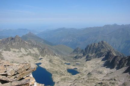 Lacs d'Ardiden depuis le sommet
