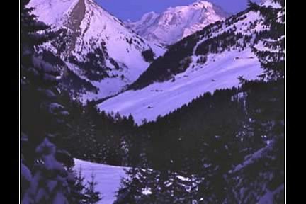 Le Mt Blanc vu depuis Beauregard