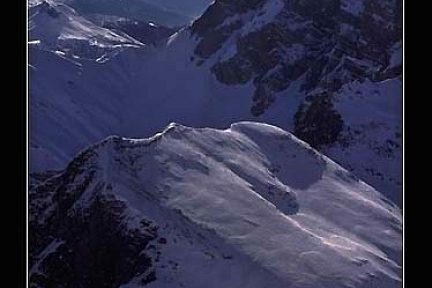Pointe Percée vue depuis la Pointe d'Areu