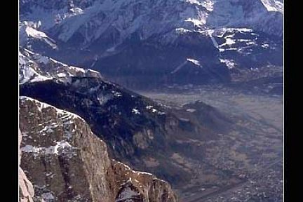 Mt Blanc vue depuis la Pointe d'Areu