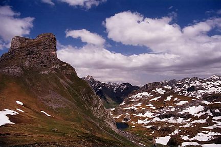 Depuis le col