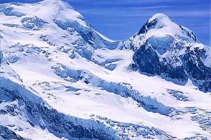 Castor (4221m) et Pollux (4092m) - vue 1