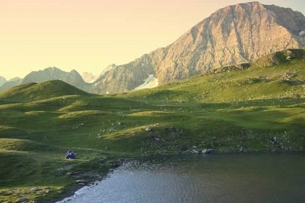 Taillon depuis le lac des Especières